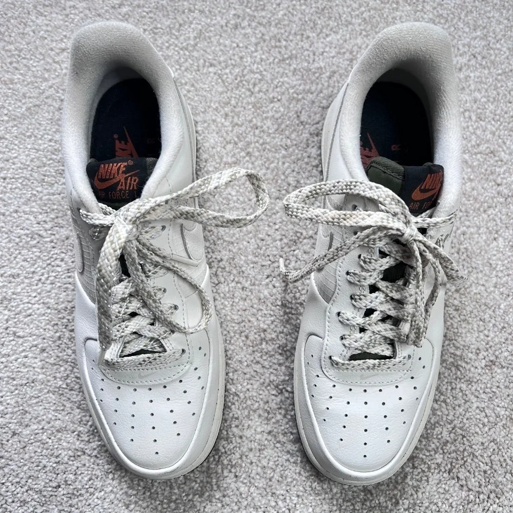 NEW Nike Air Force 1 ‘07 LV8 Cargo Khaki Dark Russet 7.5